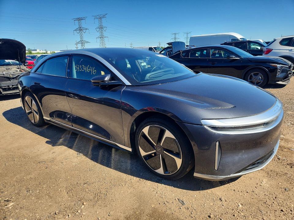 2023 Lucid Air VIN 50EA1TEA5PA005814 COPART salvage auction — FRONT END, Il - Salvage Certificate, sold $16,200 on 2026-07-21 (photo 4)