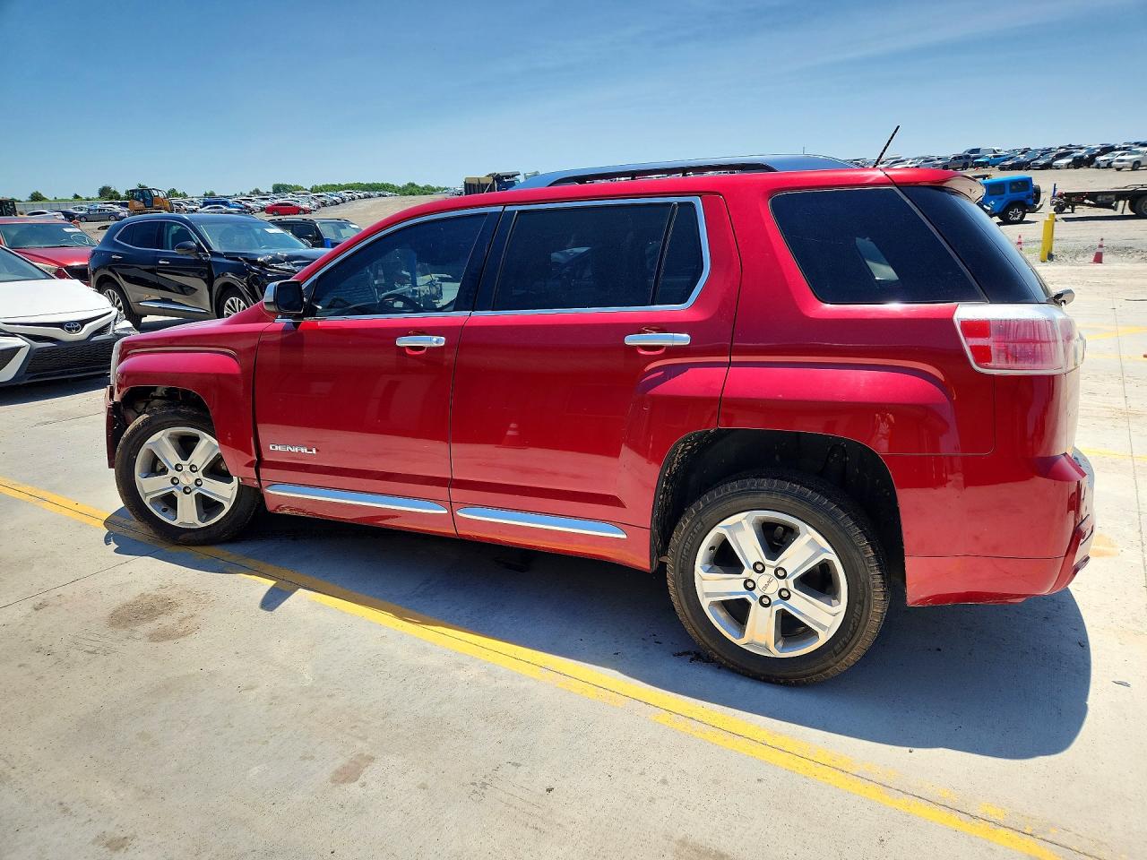 2015 GMC Terrain VIN 2GKALUEKXF6360426 COPART salvage auction — Front End, KY - CERT OF TITLE-SALVAGE, sold $775 on 2026-07-09 (photo 2)