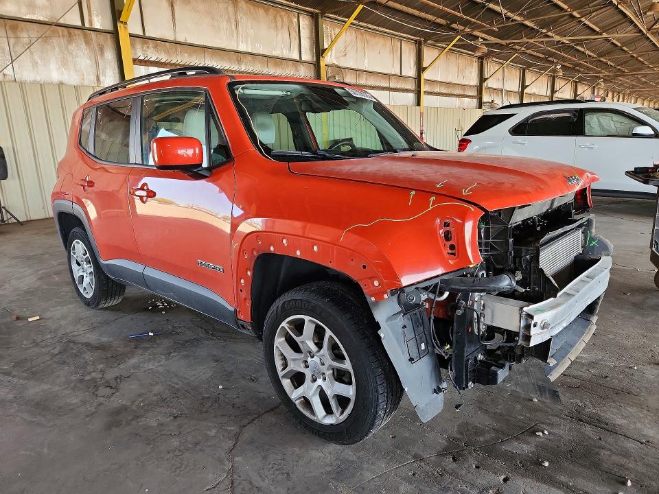 2018 Jeep VIN ZACCJBBB9JPJ08680 COPART salvage auction — FRONT END, AZ - CERT OF TITLE - SALVAGE, sold $450 on 2026-07-29 (photo 4)