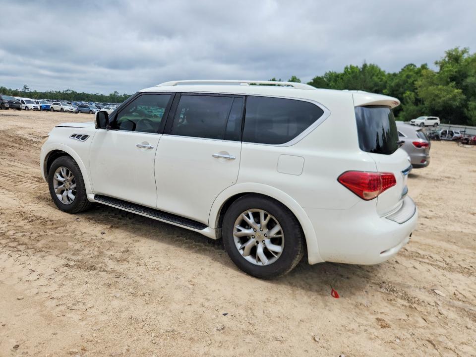 2011 Infiniti Qx56 VIN JN8AZ2NF9B9500017 COPART salvage auction — FRONT END, Fl - Certificate Of Destruction, sold $1,650 on 2026-07-10 (photo 2)