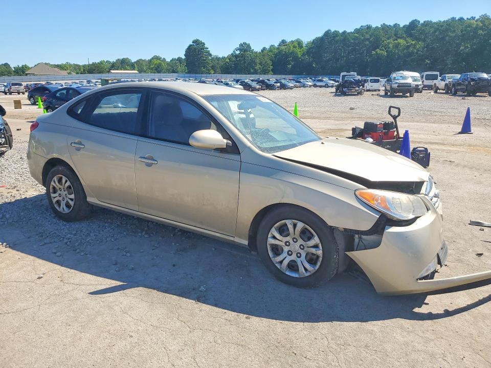 2010 Hyundai Elantra VIN KMHDU4AD6AU941313 COPART salvage auction — FRONT END, Ms - Cert Of Title-Salvaged, sold $400 on 2026-07-24 (photo 4)