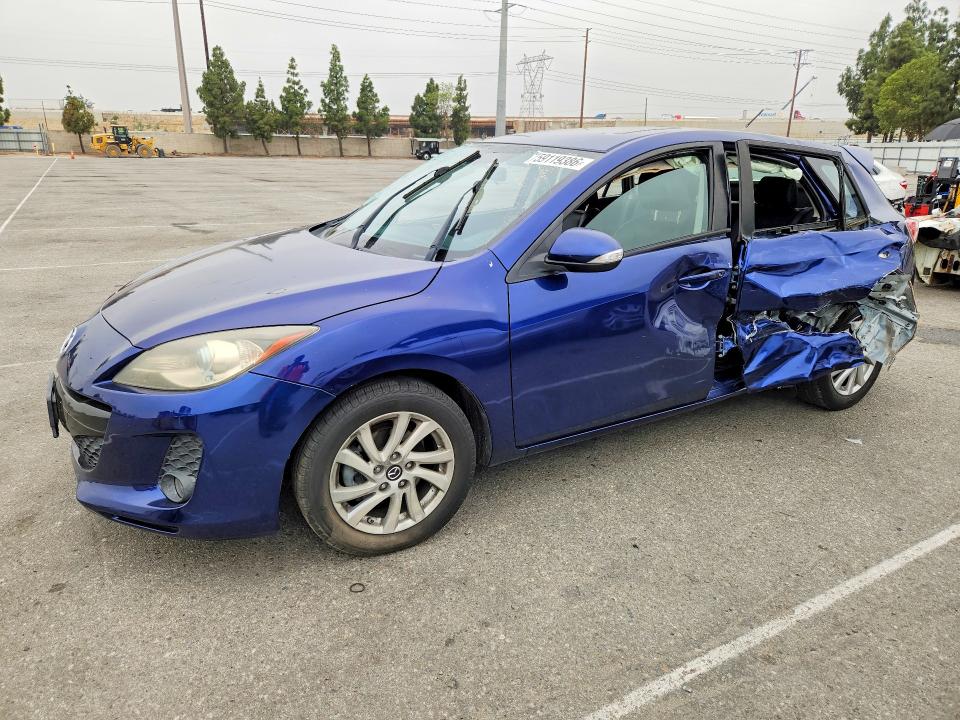 2013 Mazda 3 VIN JM1BL1MP1D1767417 COPART salvage auction — SIDE, Ca - Salvage Certificate, sold $400 on 2026-07-09 (photo 1)