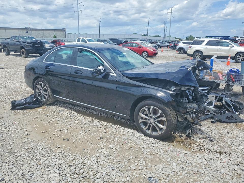 2017 Mercedes-benz C-klasse VIN WDDWF4KBXHR240894 COPART salvage auction — FRONT END, OH - CERTIFICATE OF TITLE, sold $850 on 2026-07-24 (photo 4)