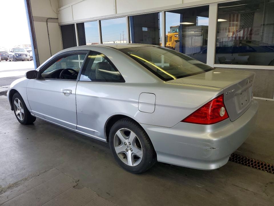 2004 Honda Civic VIN 1HGEM22954L015312 COPART salvage auction — VANDALISM, Or - Certificate Of Title, sold $350 on 2026-07-10 (photo 2)