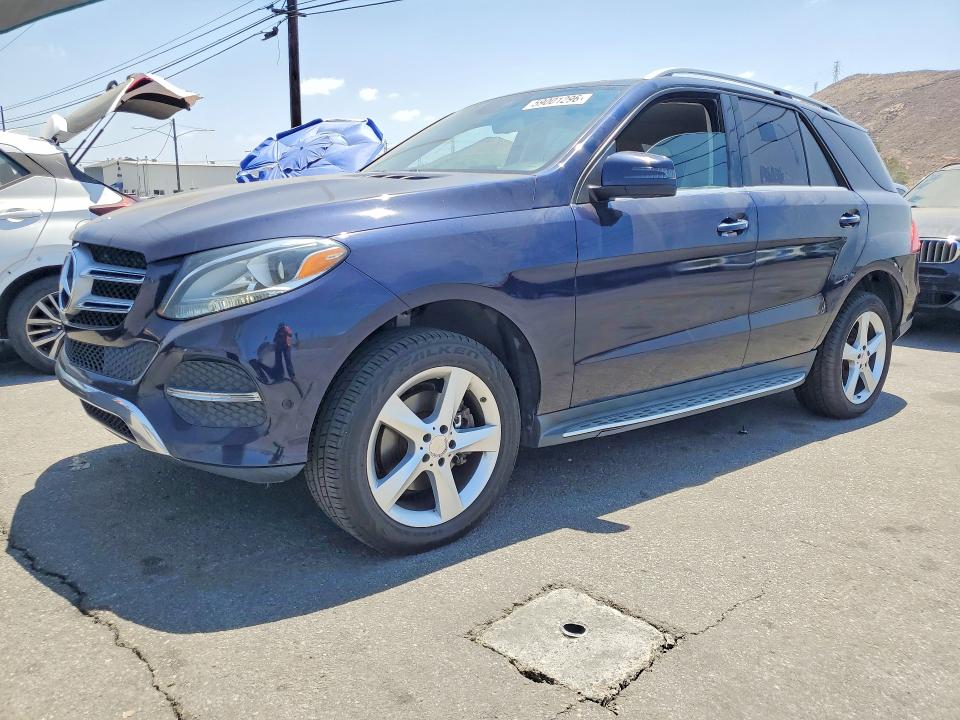 2017 Mercedes-benz Gle class VIN 4JGDA5JB4HA821423 — COPART salvage auction photo