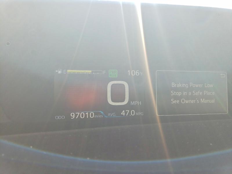 2020 Toyota Prius VIN JTDL9RFU9L3013432 COPART salvage auction — FRONT END, CT - CERT OF TITLE-SALVAGE, sold $3,150 on 2026-07-02 (photo 9)