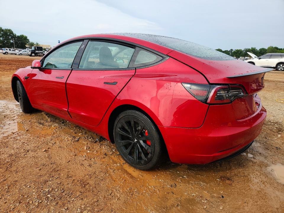 2022 Tesla Model 3 VIN 5YJ3E1EB3NF186060 COPART salvage auction — REAR END, Al - Cert Of Title-Salvage Title, sold $5,600 on 2026-07-08 (photo 2)