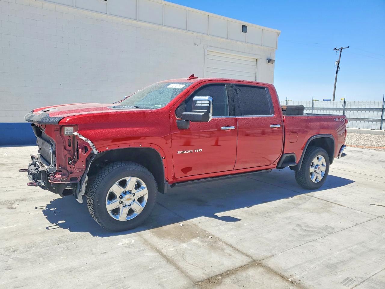 2022 Chevrolet Silverado 3500 VIN 1GC4YUEY9NF266122 COPART salvage auction — Front End, UT - SALVAGE CERTIFICATE, sold $27,250 on 2026-07-06 (photo 1)