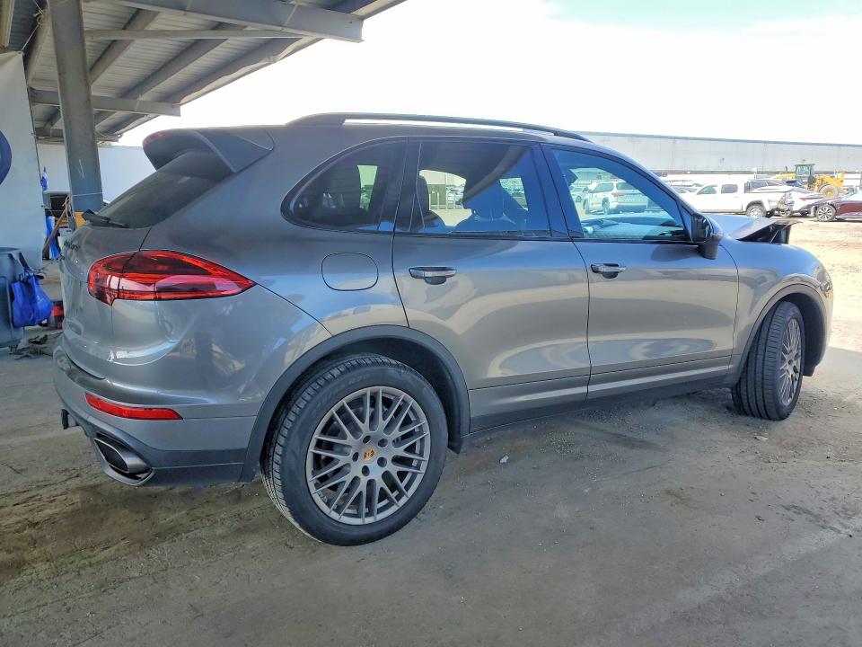 2018 Porsche Cayenne VIN WP1AA2A25JKA04742 COPART salvage auction — FRONT END, Ca - Salvage Certificate, sold $2,750 on 2026-08-18 (photo 3)