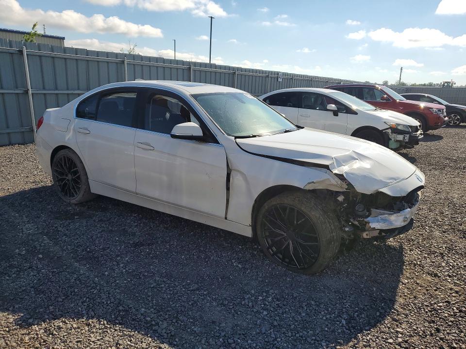 2014 BMW 3er VIN WBA3B3G52ENR85113 COPART salvage auction — FRONT END, On - Permit Salvage, sold $250 on 2026-08-20 (photo 4)