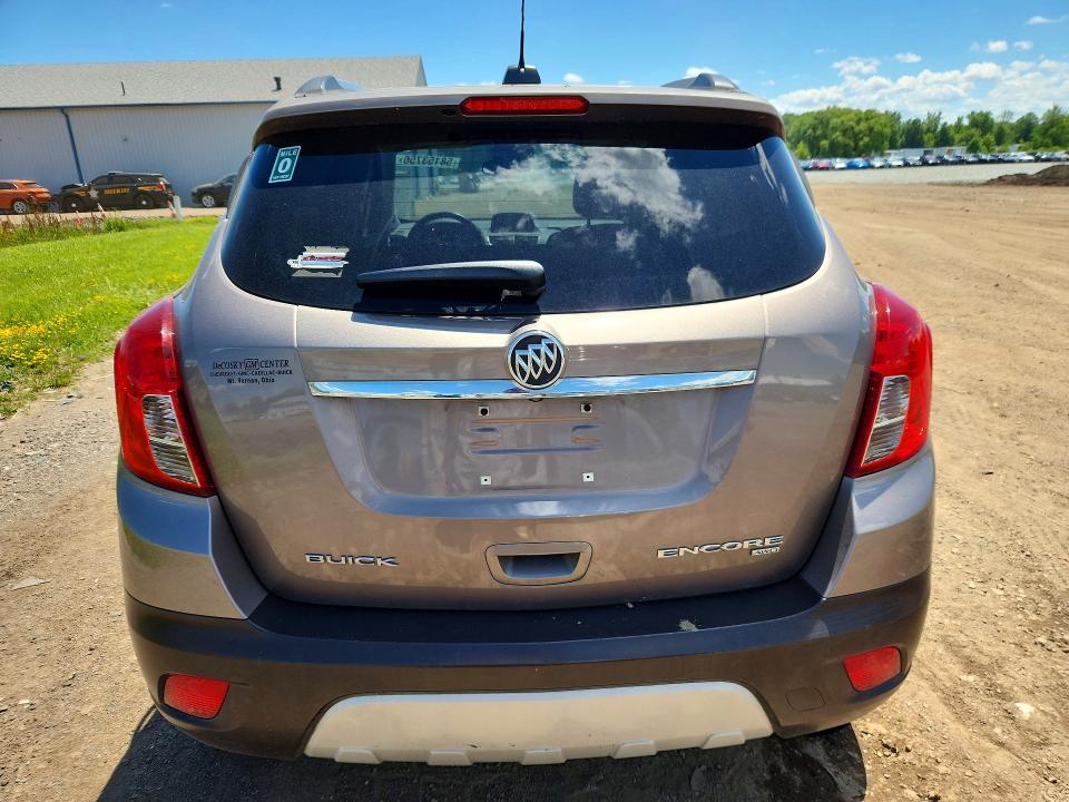 2015 Buick Encore VIN KL4CJESB1FB135601 COPART salvage auction — ROOF, Oh - Certificate Of Title, sold $475 on 2026-07-17 (photo 6)