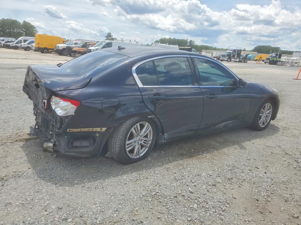 2012 Infiniti G VIN JN1CV6AR6CM676273 COPART salvage auction — SIDE, NC - SALVAGE CERTIFICATE OF TITLE, sold $225 on 2026-07-27 (photo 3)