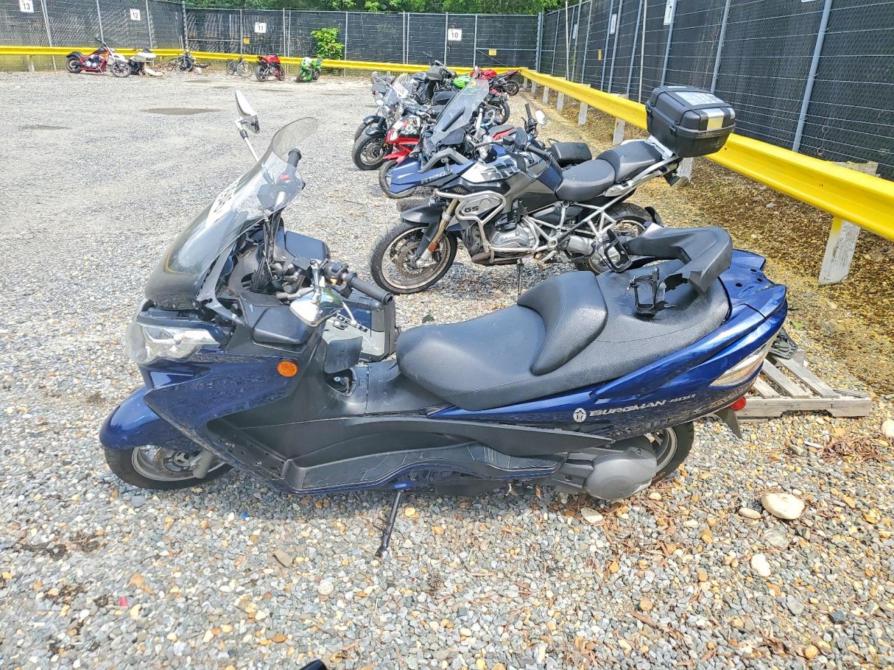 2007 Suzuki AN400 VIN JS1CK44A272102264 COPART salvage auction — Vandalized, MD - CERT OF SALVAGE > 75% DAMAGE, sold $35 on 2026-07-09 (photo 3)