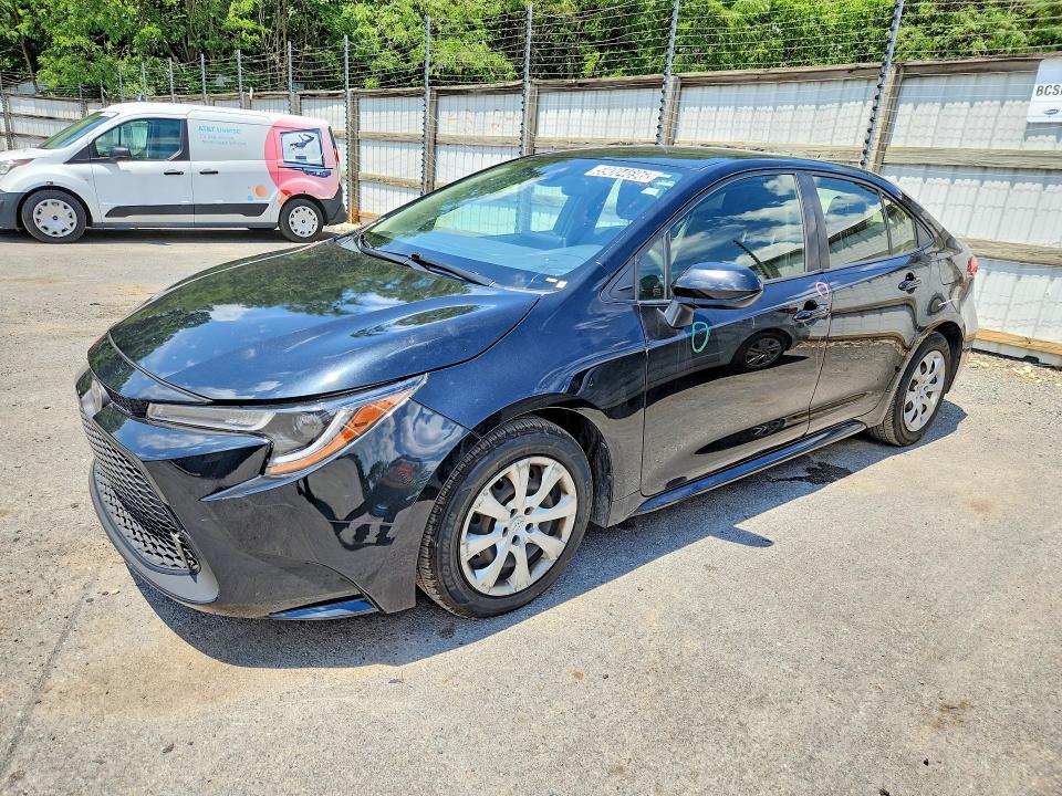 2020 Toyota Corolla VIN JTDEPRAE0LJ105863 COPART salvage auction — REAR END, Fl - Certificate Of Title, sold $7,600 on 2026-07-06 (photo 1)
