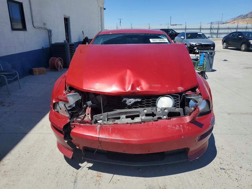 2008 Ford Mustang VIN 1ZVHT82H085187229 COPART salvage auction — FRONT END, Ut - Salvage Certificate, sold $875 on 2026-07-27 (photo 5)