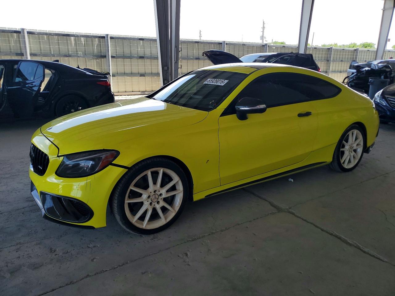 2017 Mercedes-Benz C-Class VIN WDDWJ6EB5HF577710 — COPART salvage auction photo