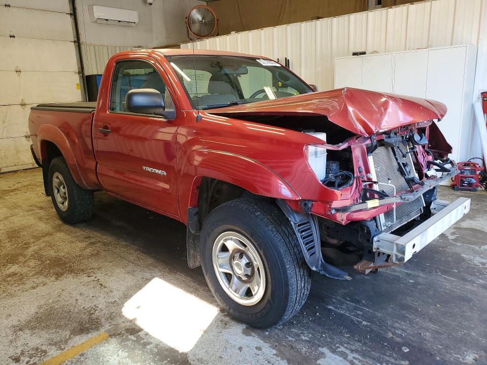 2005 Toyota Tacoma VIN 5TEPX42N45Z130252 COPART salvage auction — FRONT END, Me - Cert Of Title-Salvage Collisio, sold $2,600 on 2026-07-23 (photo 4)