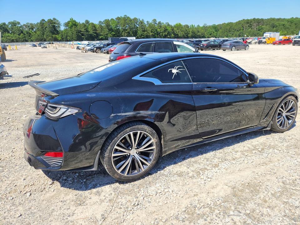 2018 Infiniti Q60 VIN JN1EV7EKXJM342529 COPART salvage auction — FRONT END, Ga - Cert Of Title-Salvage, sold $4,550 on 2026-07-07 (photo 3)