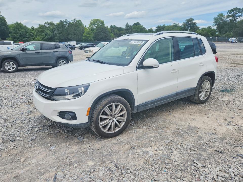 2013 Volkswagen Tiguan VIN WVGBV7AX5DW519946 COPART salvage auction — REAR END, Tn - Salvage Certificate, sold $1,100 on 2026-07-30 (photo 1)