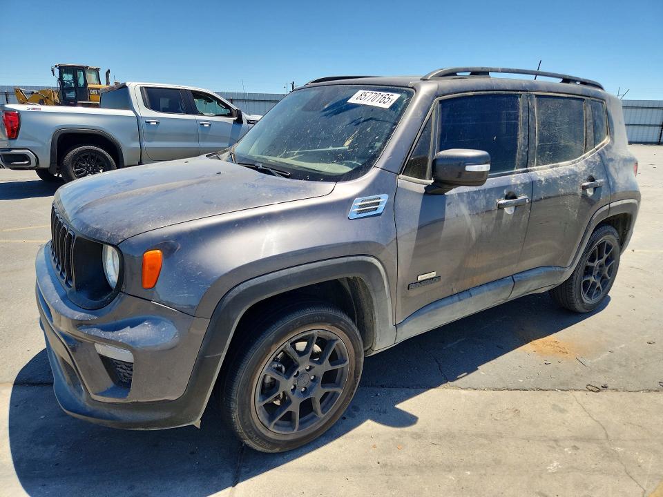 2020 Jeep Renegade VIN ZACNJBBB0LPL07239 COPART salvage auction — FRONT END, Ca - Salvage Certificate, sold $2,600 on 2026-08-06 (photo 1)