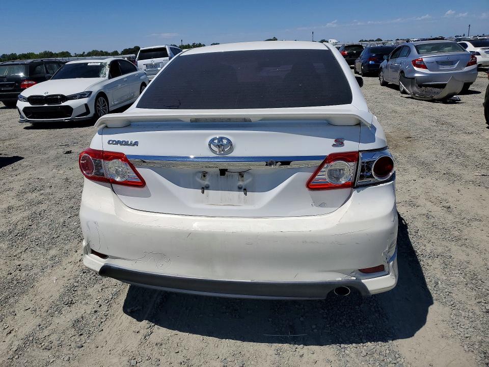 2012 Toyota Corolla VIN 5YFBU4EE4CP041332 COPART salvage auction — REAR END, CA - SALVAGE CERTIFICATE, sold $3,000 on 2026-07-21 (photo 6)