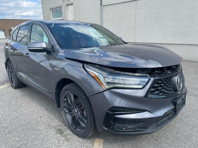 2021 Acura Rdx VIN 5J8TC2H6XML803557 COPART salvage auction — FRONT END, On - Permit Salvage (P), sold $11,900 on 2026-07-21 (photo 1)