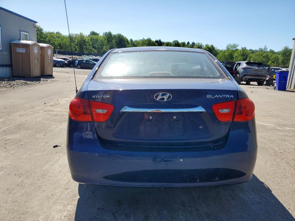 2007 Hyundai Elantra VIN KMHDU46D57U023571 COPART salvage auction — FRONT END, PA - CERT OF TITLE, sold $750 on 2026-07-29 (photo 6)
