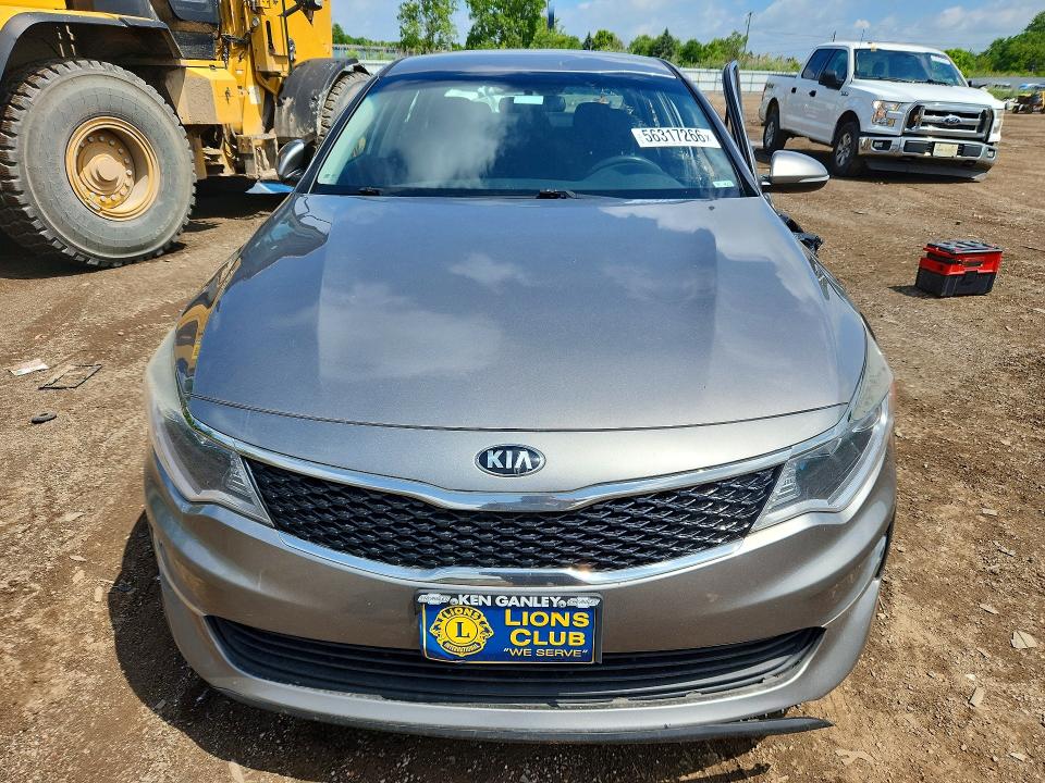 2017 Kia Optima VIN 5XXGT4L37HG133187 COPART salvage auction — SIDE, Oh - Cert Of Title-Salvage, sold $900 on 2026-07-09 (photo 5)