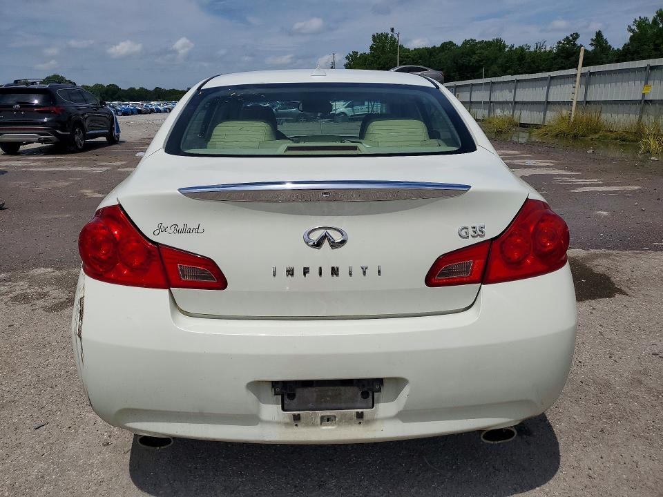 2008 Infiniti G VIN JNKBV61E28M201411 COPART salvage auction — REAR END, Al - Cert Of Title-Salvage Title, sold $725 on 2026-07-30 (photo 6)
