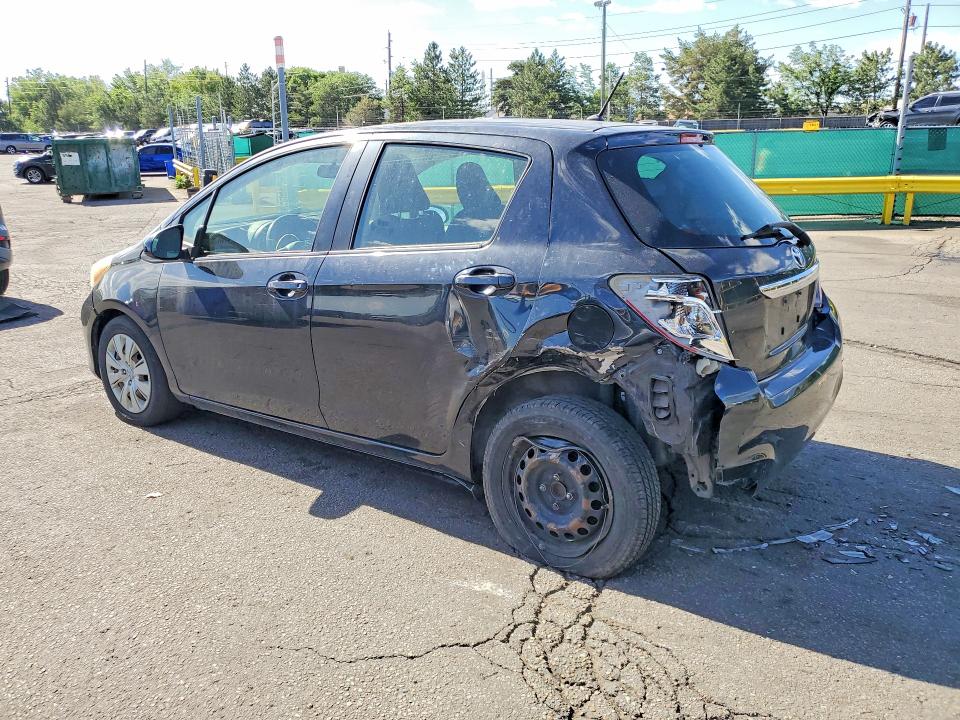 2013 Toyota Yaris VIN JTDKTUD34DD556841 COPART salvage auction — REAR END, Co - Public - Salvage Title, sold $1,600 on 2026-07-09 (photo 2)