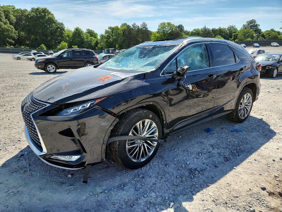 2022 Lexus Rx VIN 2T2JZMDA2NC353756 COPART salvage auction — ROLLOVER, Tn - Salvage Certificate, sold $11,800 on 2026-07-28 (photo 1)