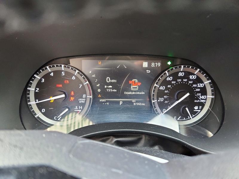 2020 Toyota VIN 5TDYZRAHXLS010280 COPART salvage auction — FRONT END, TX - SALVAGE VEHICLE TITLE, sold $10,400 on 2026-07-31 (photo 9)