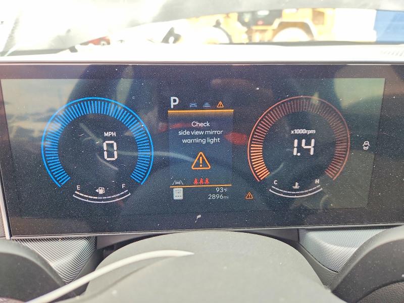 2026 Hyundai Sonata VIN KMHL64JA0TA554997 COPART salvage auction — FRONT END, TX - SALVAGE VEHICLE TITLE, sold $4,300 on 2026-07-28 (photo 9)