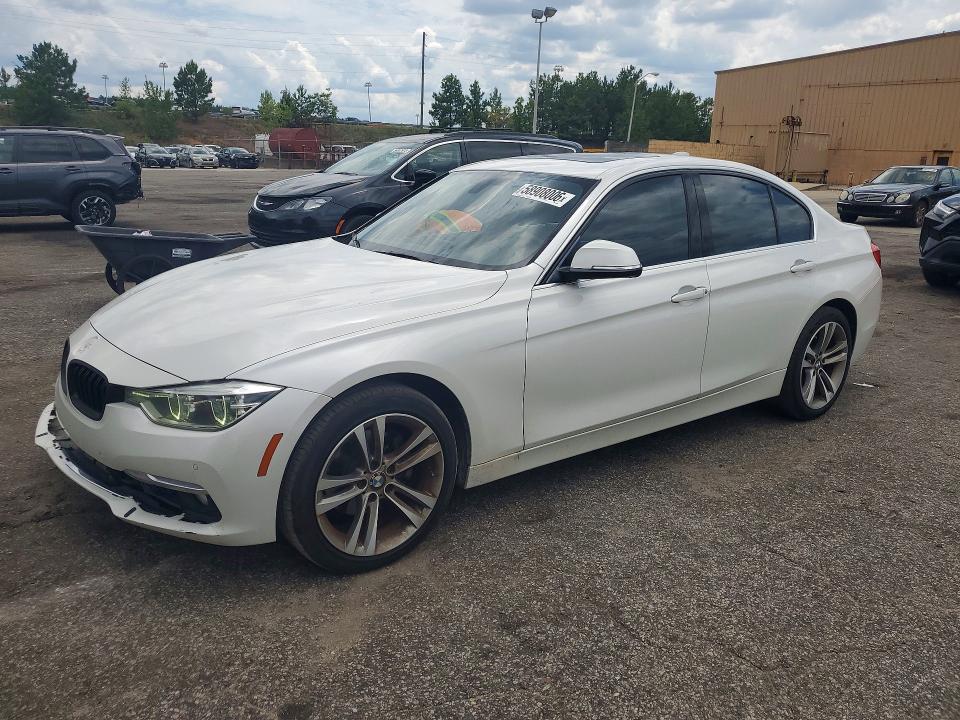 2017 BMW VIN WBA8B9G37HNU52699 COPART salvage auction — FRONT END, Nc - Certificate Of Title, sold $3,550 on 2026-07-31 (photo 1)