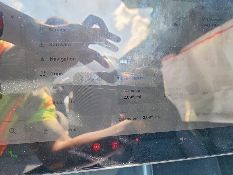 2026 Tesla VIN 7SAYGDEE0TA650091 COPART salvage auction — ROLLOVER, Ga - Bill Of Sale - Parts Only, sold $8,600 on 2026-07-14 (photo 9)
