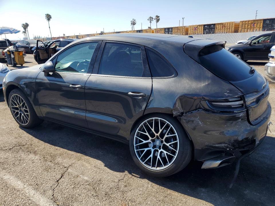 2024 Porsche Macan VIN WP1AA2A51KLB00714 COPART salvage auction — REAR END, Ca - Salvage Certificate, sold $1,150 on 2026-07-21 (photo 2)