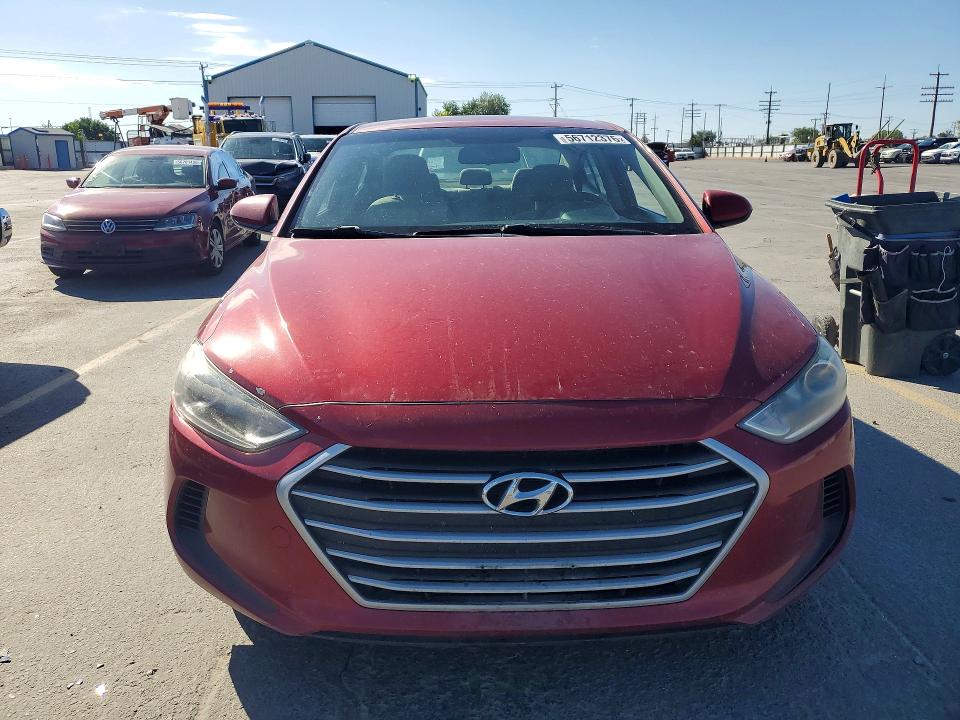 2017 Hyundai Elantra VIN KMHD74LF2HU390362 COPART salvage auction — REAR END, Id - Salvage Certificate Of Title, sold $1,600 on 2026-07-23 (photo 5)