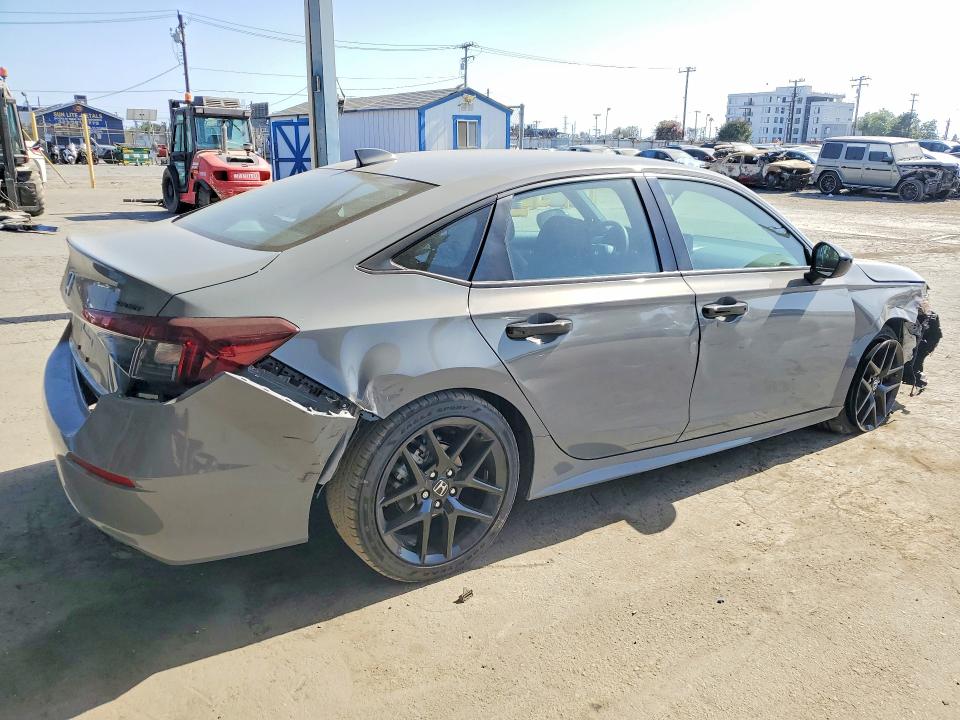 2026 Honda Civic VIN 2HGFE2F58TH573286 COPART salvage auction — FRONT END, Ca - Salvage Certificate, sold $10,400 on 2026-07-30 (photo 3)