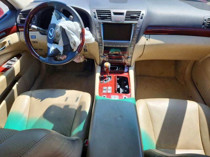 2009 Lexus Ls 460 VIN JTHCL46FX95001727 COPART salvage auction — FRONT END, PA - CERTIFICATE OF SALVAGE, sold $775 on 2026-07-14 (photo 8)