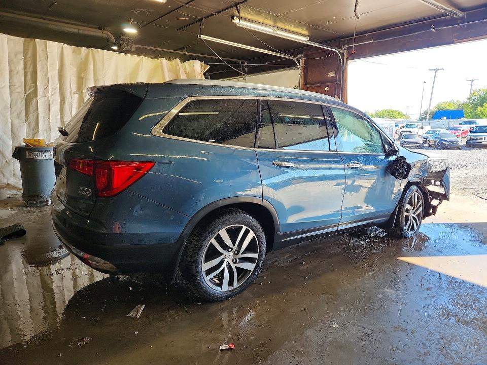 2016 Honda Pilot VIN 5FNYF6H97GB007496 COPART salvage auction — FRONT END, Pa - Certificate Of Salvage, sold $4,100 on 2026-07-02 (photo 3)