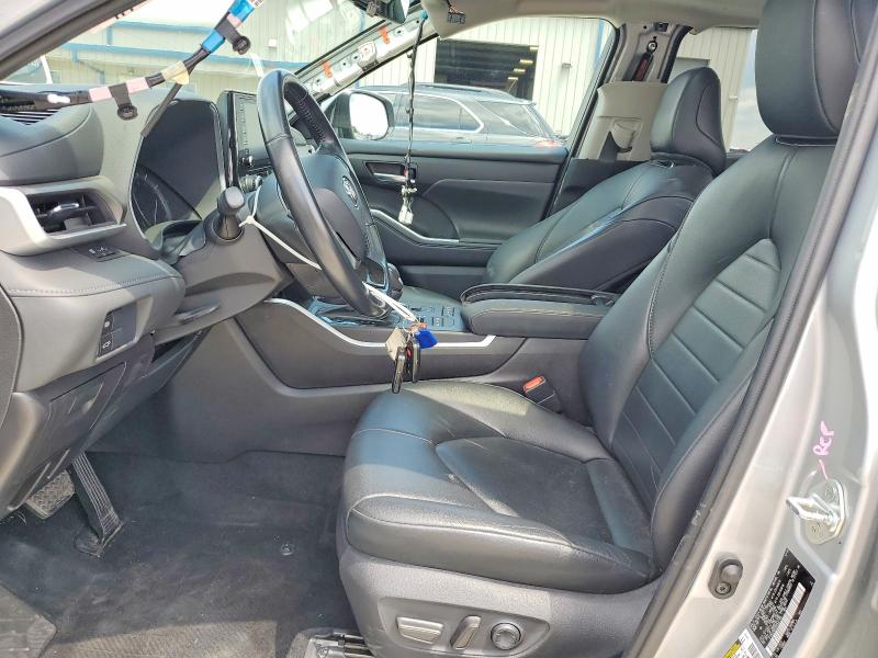 2021 Toyota Highlander VIN 5TDGZRBH9MS527355 COPART salvage auction — FRONT END, Ky - Cert Of Title-Salvage, sold $12,600 on 2026-07-16 (photo 7)