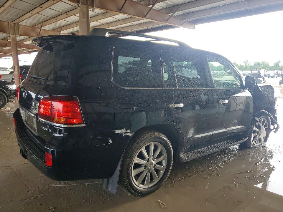 2010 Lexus Lx VIN JTJHY7AX4A4054926 COPART salvage auction — FRONT END, Tx - Salvage Vehicle Title, sold $14,200 on 2026-07-10 (photo 3)