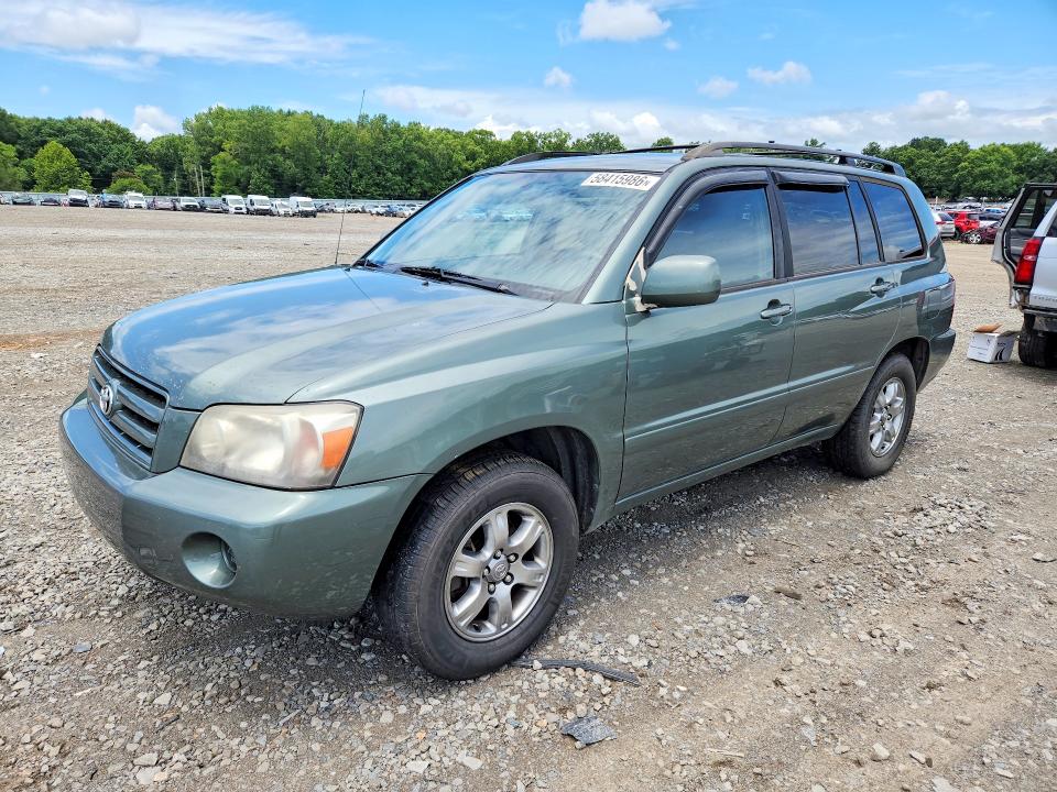 2006 Toyota Highlander VIN JTEGD21A560132505 COPART salvage auction — MECHANICAL, Ar - Certificate Of Title, sold $1,300 on 2026-07-13 (photo 1)