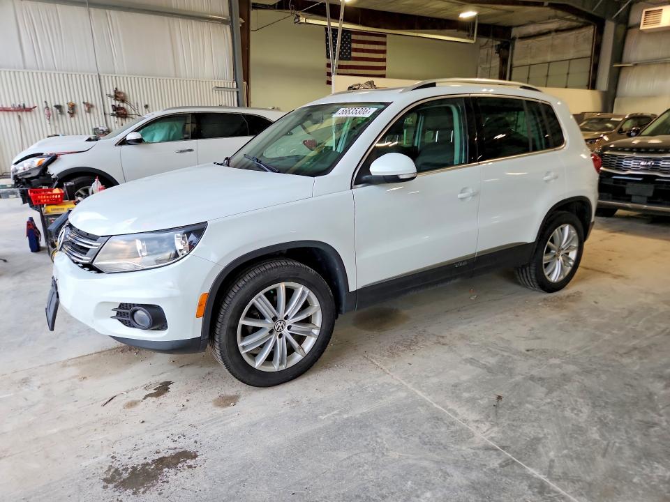 2015 Volkswagen Tiguan VIN WVGBV7AX4FW502364 COPART salvage auction — FRONT END, Ne - Cert Of Title-Salvage, sold $650 on 2026-08-11 (photo 1)