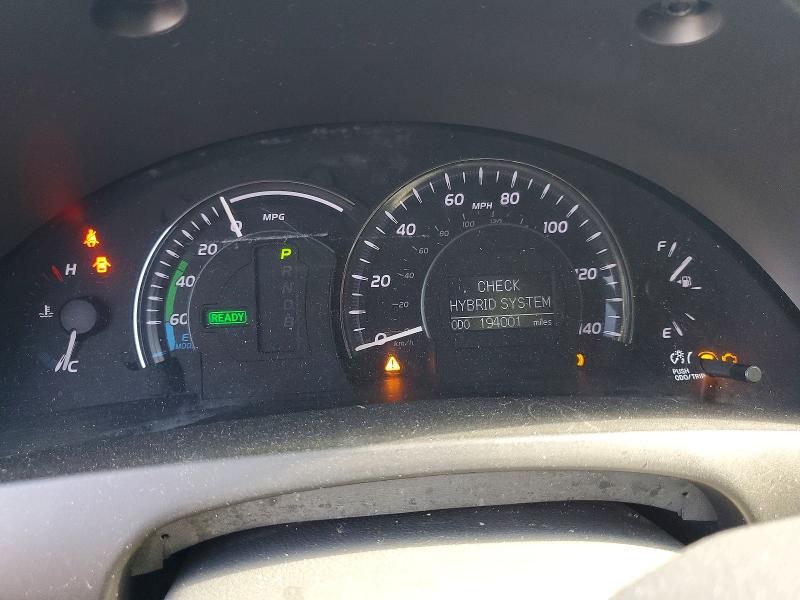 2010 Toyota Camry hybrid VIN 4T1BB3EK4AU120131 COPART salvage auction — MECHANICAL, Ca - Dlr/Dis/Exp Only Salvage Title, sold $875 on 2026-07-20 (photo 9)