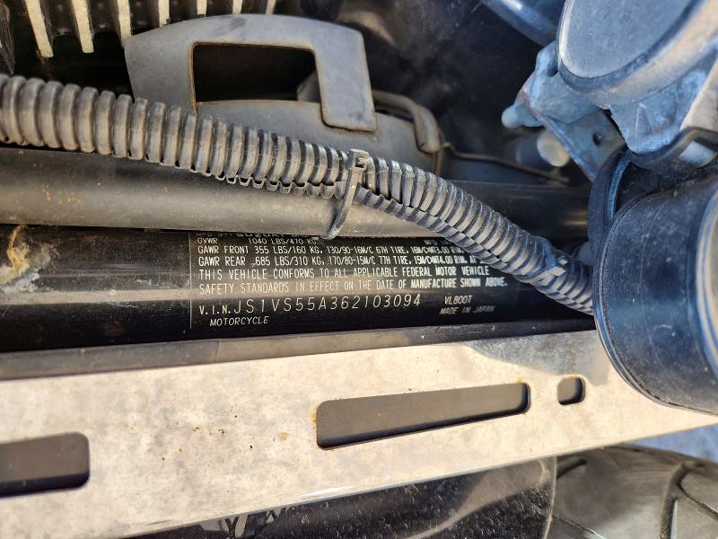 2006 Suzuki VIN JS1VS55A362103094 COPART salvage auction — ALL OVER, Va - Cert Of Title - Salvage, sold $25 on 2026-07-23 (photo 9)