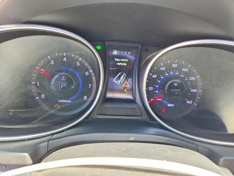 2014 Hyundai Santa fe VIN KM8SRDHF4EU037238 COPART salvage auction — SIDE, Nm - Cert Of Title-Salvage, sold $1,400 on 2026-07-20 (photo 9)