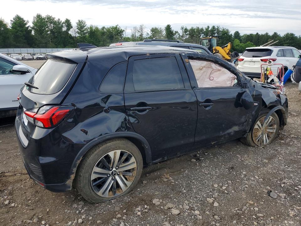 2024 Mitsubishi Outlander sport VIN JA4ARUAU8RU017261 COPART salvage auction — ROLLOVER, Fl - Certificate Of Destruction (P), sold $3,200 on 2026-07-08 (photo 3)
