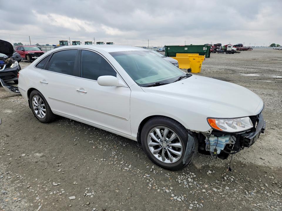 2009 Hyundai Azera VIN KMHFC46D79A360047 COPART salvage auction — FRONT END, Co - Public - Salvage Title, sold $1,350 on 2026-07-07 (photo 4)