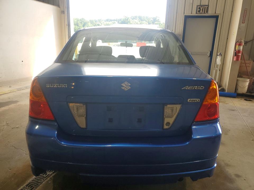 2006 Suzuki Aerio VIN JS2RB62S565300458 COPART salvage auction — FRONT END, Pa - Certificate Of Salvage, sold $475 on 2026-07-06 (photo 6)